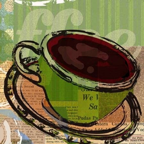 Etched Coffee Poster Print by Walter Robertson-VARPDX406ROB1004 Image 2