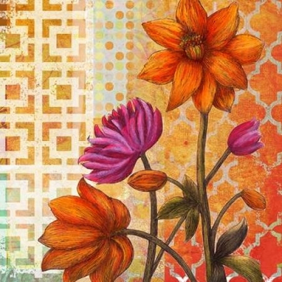 Cheerful Dahlia Poster Print by Walter Robertson-VARPDX406ROB1050 Image 2