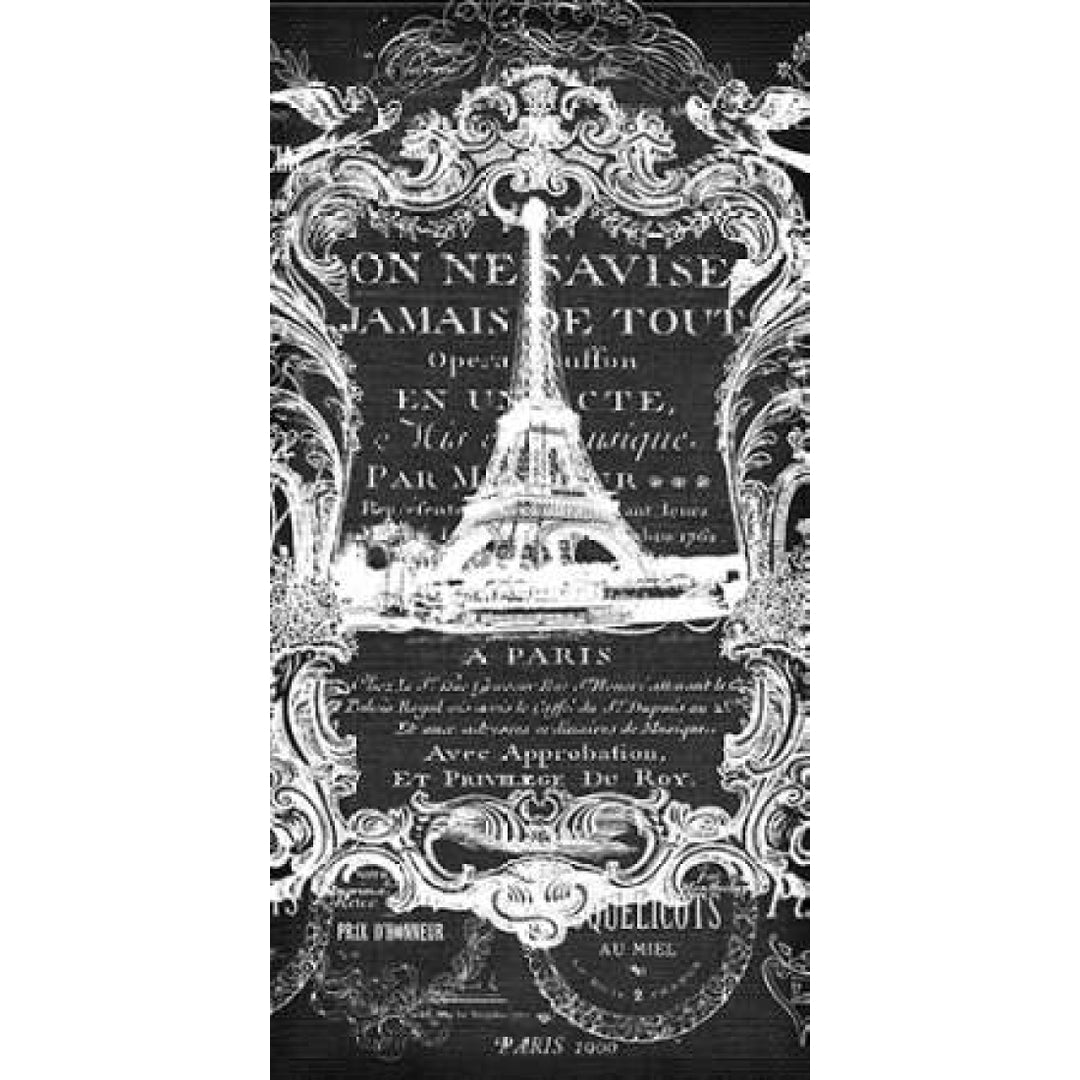 Paris Filigree Poster Print by Walter Robertson-VARPDX406ROB1092 Image 1