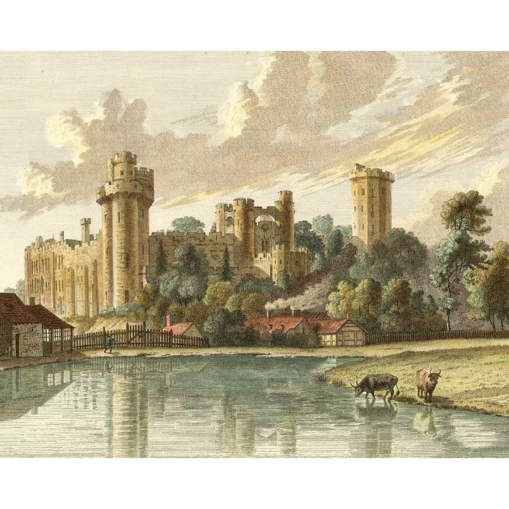 Warwick Castle Poster Print - P. Sandby-VARPDX40870D Image 1