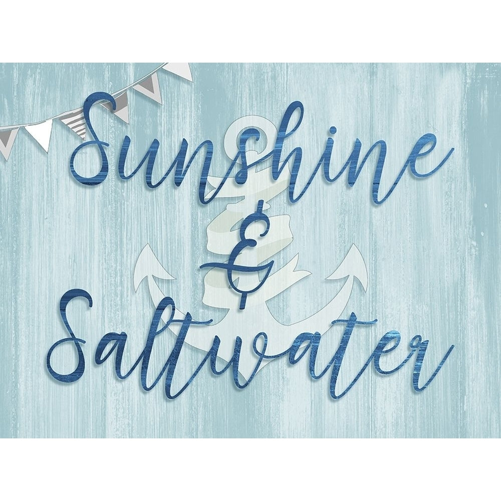 Sunshine and Saltwater Poster Print by CAD Designs CAD Designs-VARPDX40932 Image 1