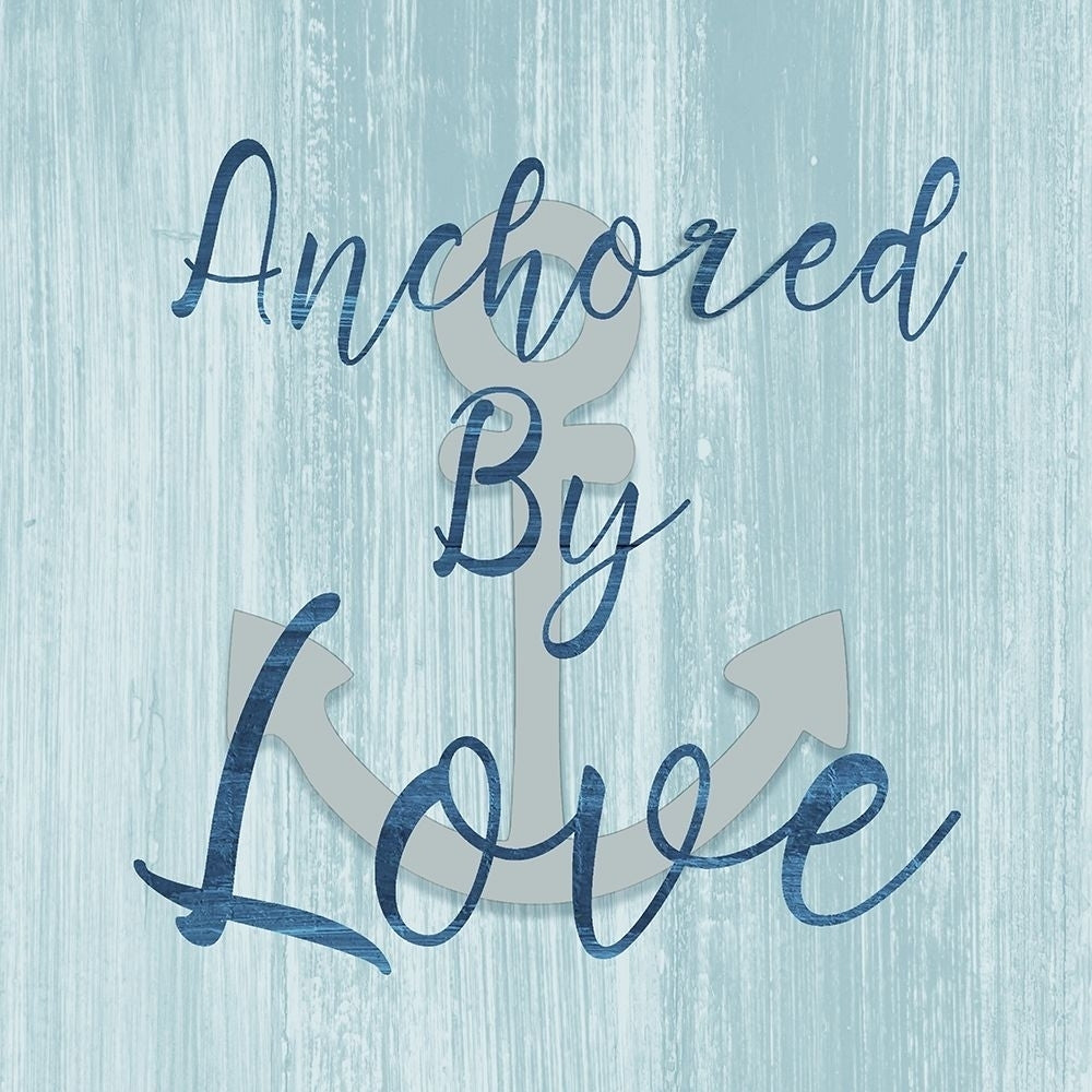 Anchored By Love Poster Print by CAD Designs CAD Designs-VARPDX40929 Image 1