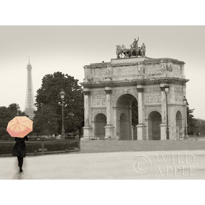 Paris In The Rain I Poster Print by Sue Schlabach-VARPDX41083 Image 1