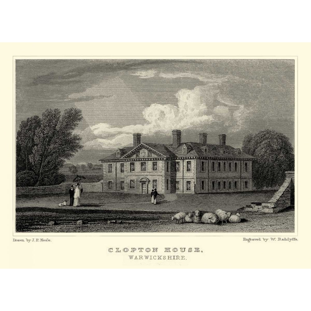 Clopton Hall Poster Print - J.P. Neale-VARPDX41203D Image 1