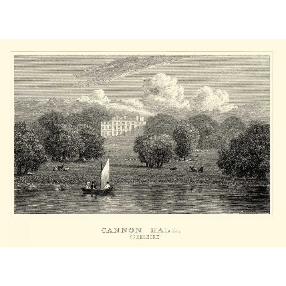 Cannon Hall Poster Print - J.P. Neale-VARPDX41204D Image 1