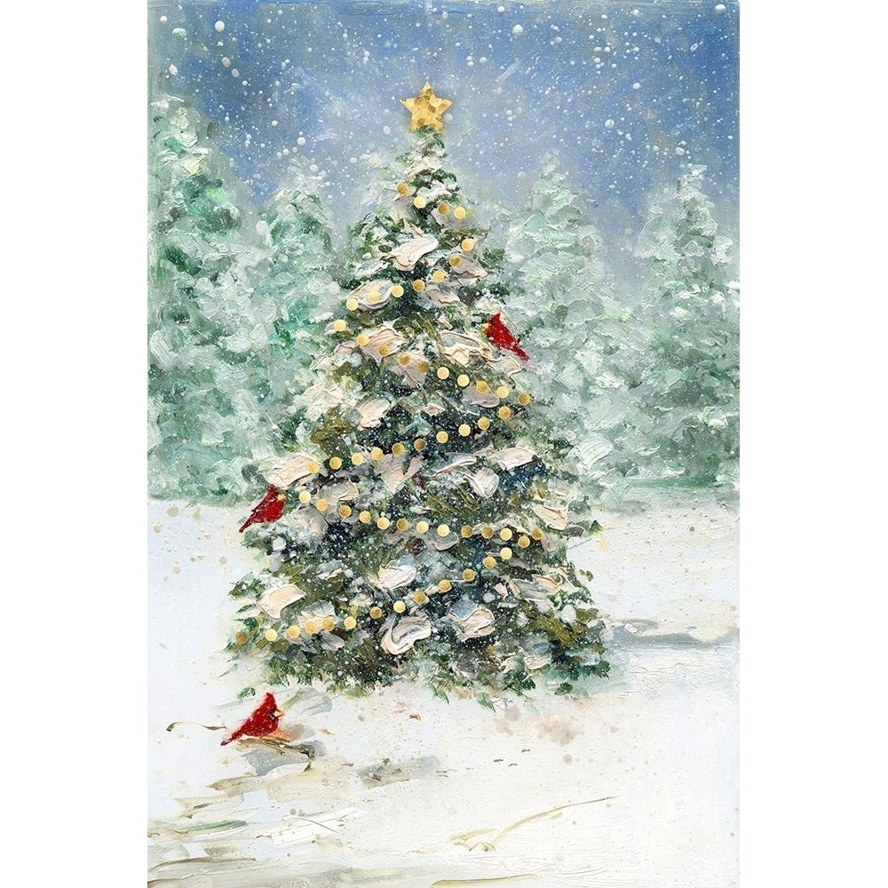 Cardinals and Christmas Poster Print by Sally Swatland-VARPDX41287 Image 1