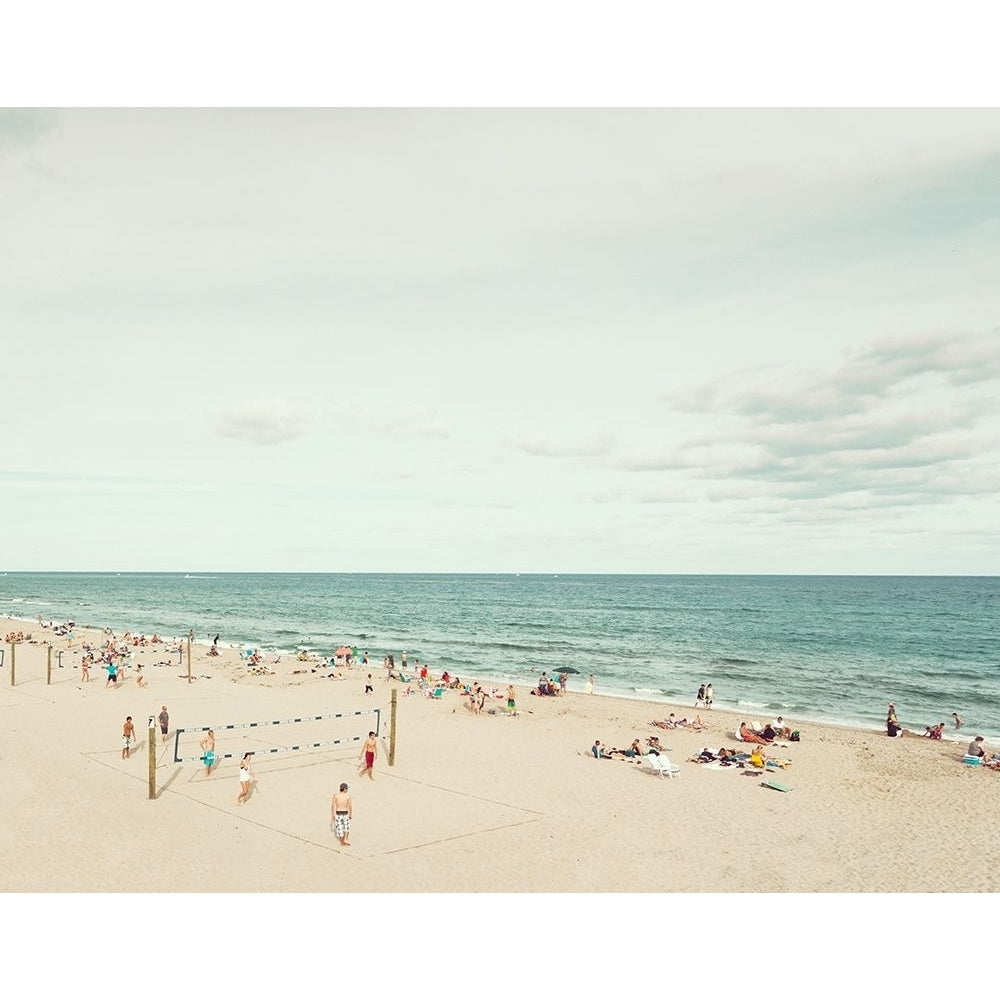 Day at the Beach Poster Print by Walter Bibikow-VARPDX41315 Image 1