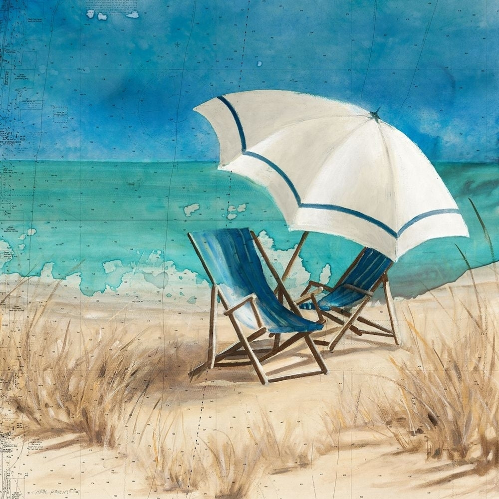 Retreat to the Beach II Poster Print by Carol Robinson-VARPDX41445 Image 1