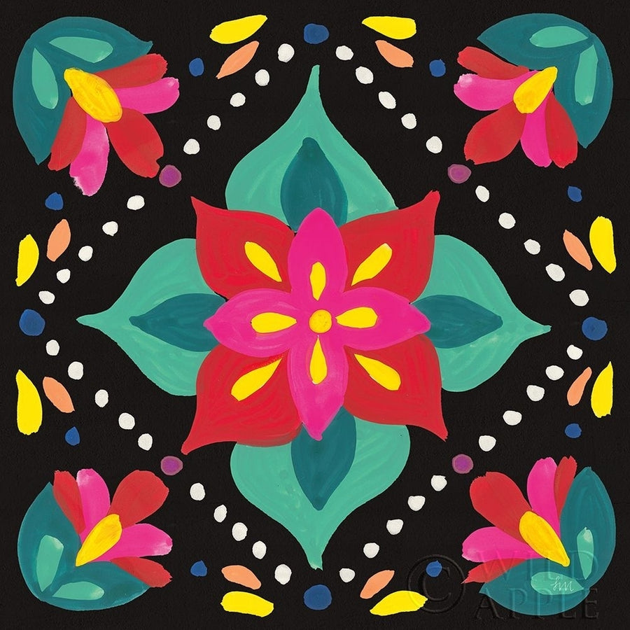 Floral Fiesta Tile XI Poster Print by Laura Marshall-VARPDX41513 Image 1