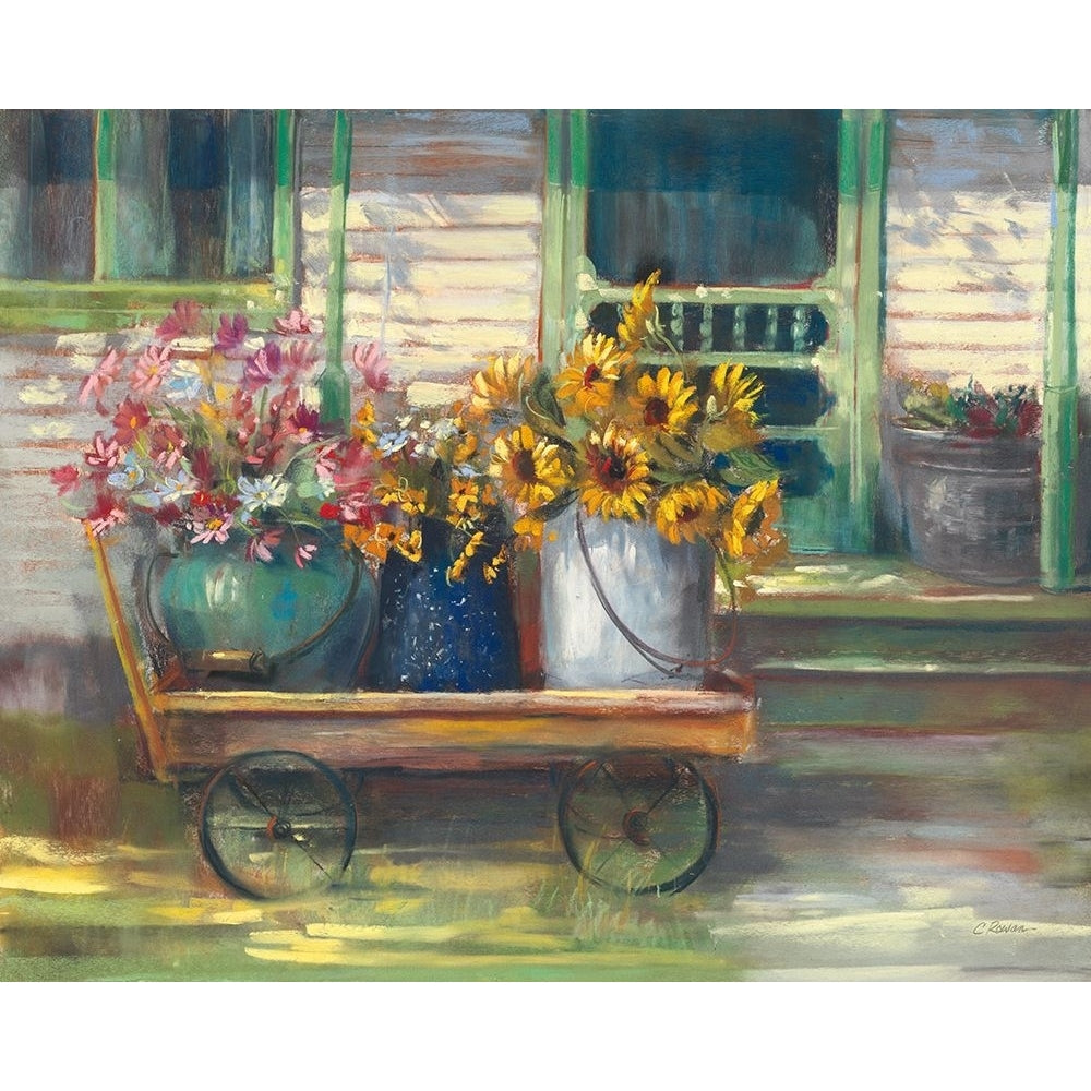 Garden Wagon Poster Print - Carol Rowan-VARPDX41552 Image 1