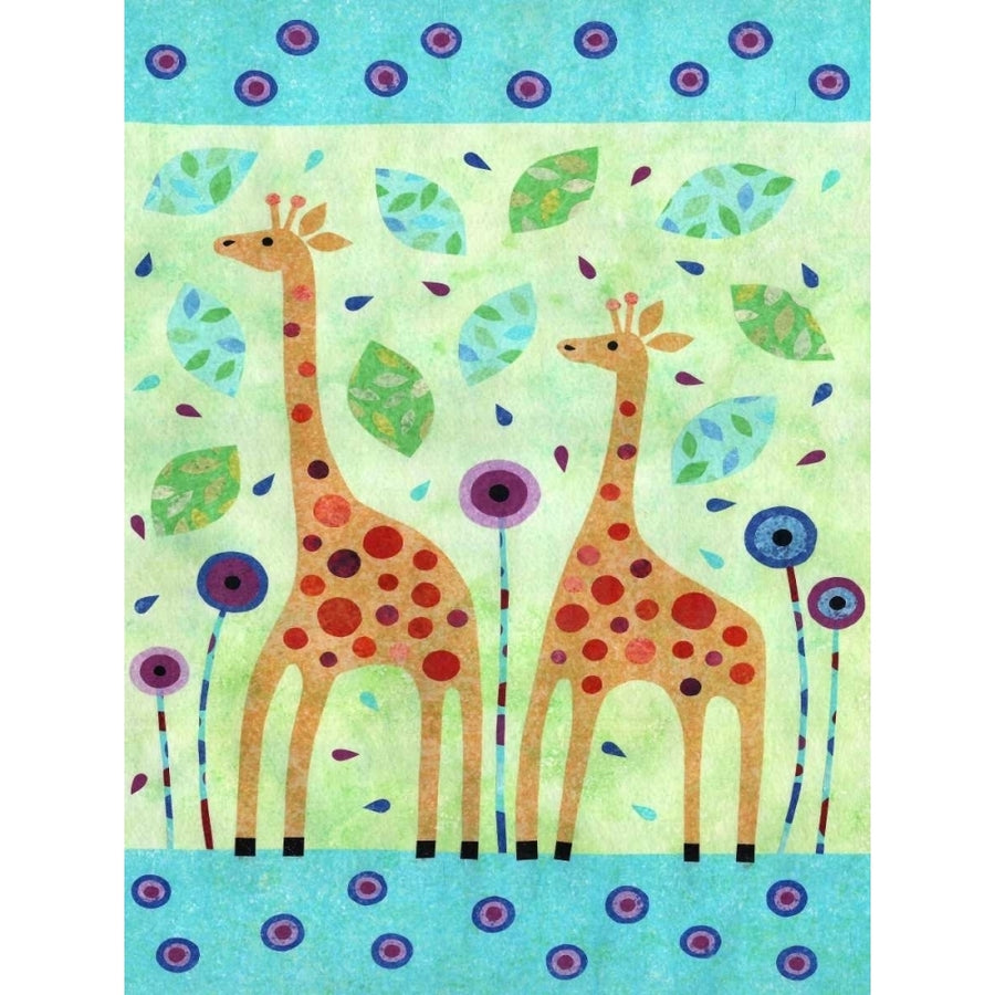 Giraffe Pair Poster Print - Kim Conway-VARPDX41609D Image 1