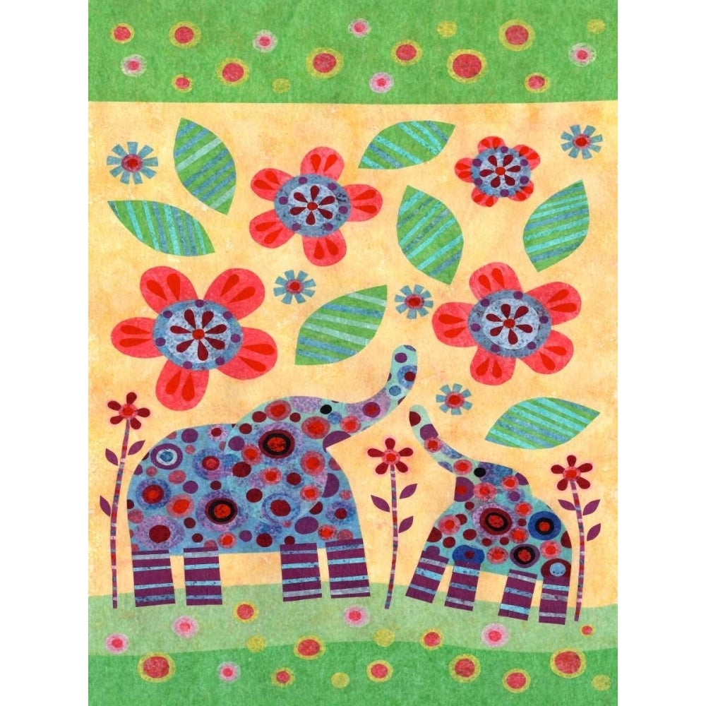 Elephant Pair Poster Print - Kim Conway-VARPDX41611D Image 1