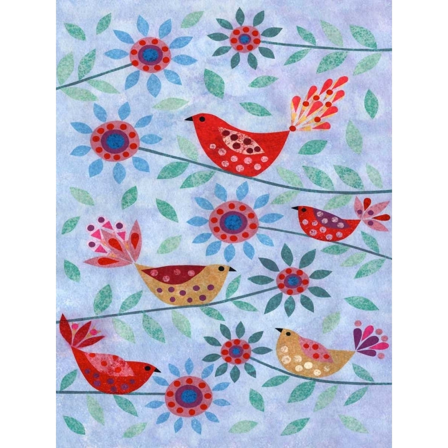 Five Birds Poster Print - Kim Conway-VARPDX41612D Image 1