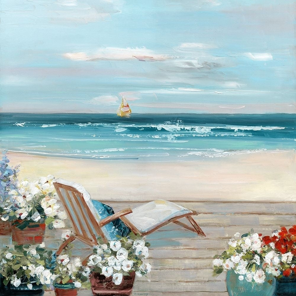 Beach House View Poster Print by Sally Swatland-VARPDX41635 Image 1