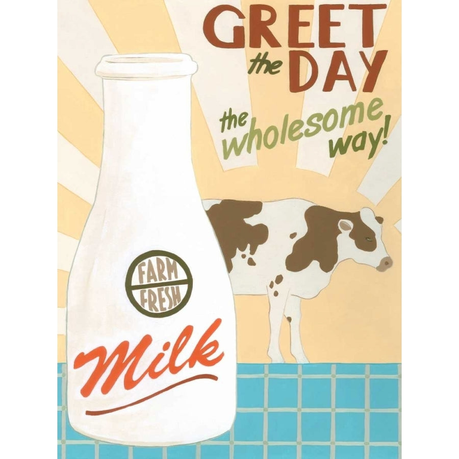 Farm-Fresh Milk Poster Print - June Erica Vess-VARPDX41639D Image 1