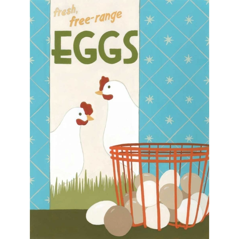 Free-Range Eggs Poster Print - June Erica Vess-VARPDX41638D Image 1