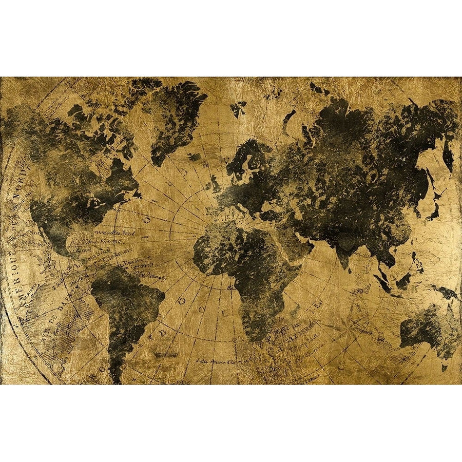 Golden Atlas Poster Print by CAD Designs CAD Designs-VARPDX41694 Image 1