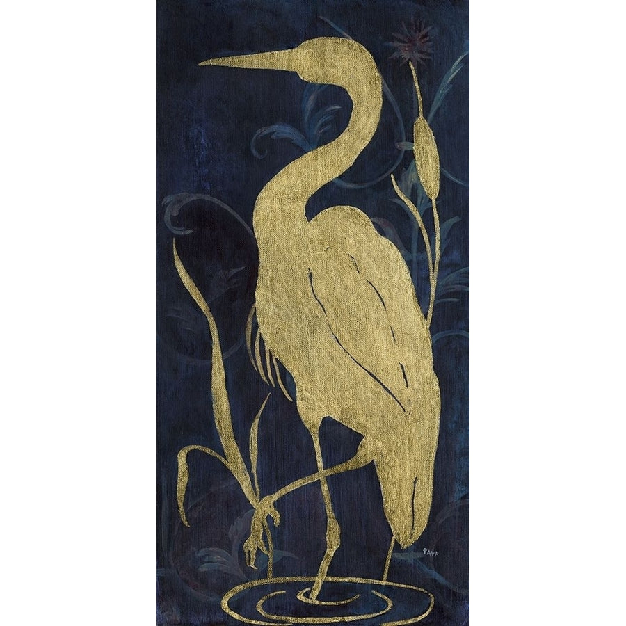 Egret On Indigo II Poster Print by Tava Studios Tava Studios-VARPDX41712 Image 1