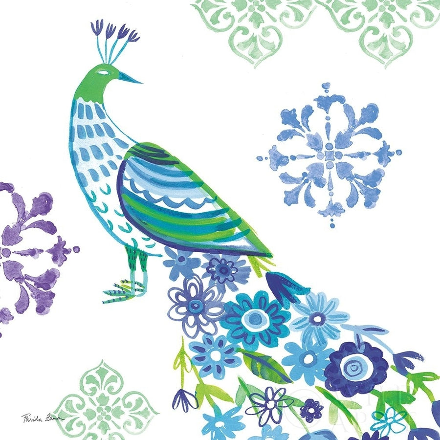 Jewel Peacocks IV Poster Print by Farida Zaman-VARPDX41805 Image 1