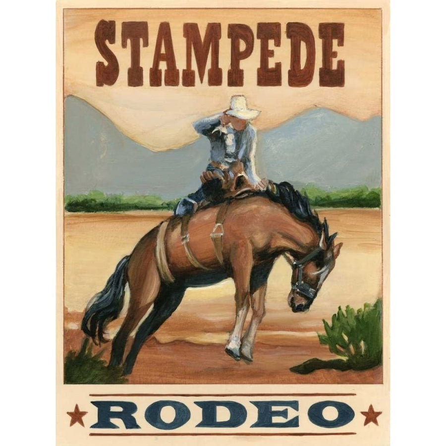 Stampede Rodeo Poster Print - Ethan Harper-VARPDX41837D Image 1