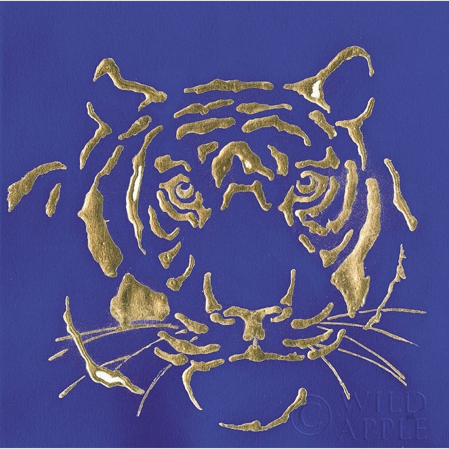 Gilded Tiger Indigo Poster Print by Chris Paschke-VARPDX41919 Image 1