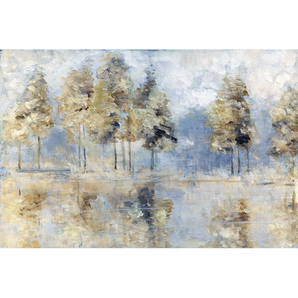 Blue Golden Forest Poster Print by Sally Swatland-VARPDX41972 Image 1