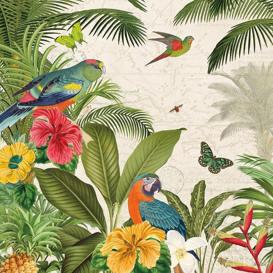 Parrot Paradise II Poster Print by Katie Pertiet-VARPDX42061 Image 1