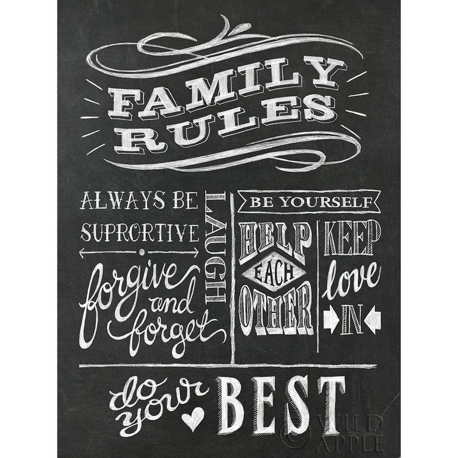 Family Rules I v2 Poster Print by Mary Urban-VARPDX42114 Image 1