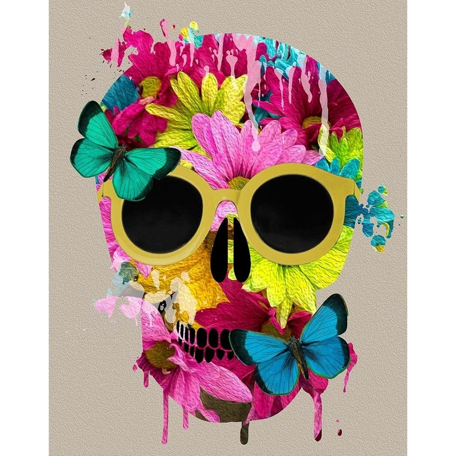 Floral Skull Poster Print by Daniela Santiago-VARPDX42163 Image 1