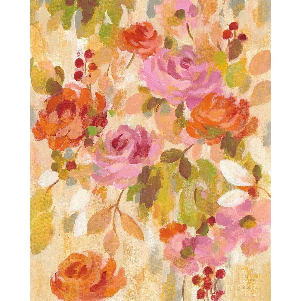 Pink and Orange Brocade II Poster Print by Silvia Vassileva-VARPDX42191 Image 1