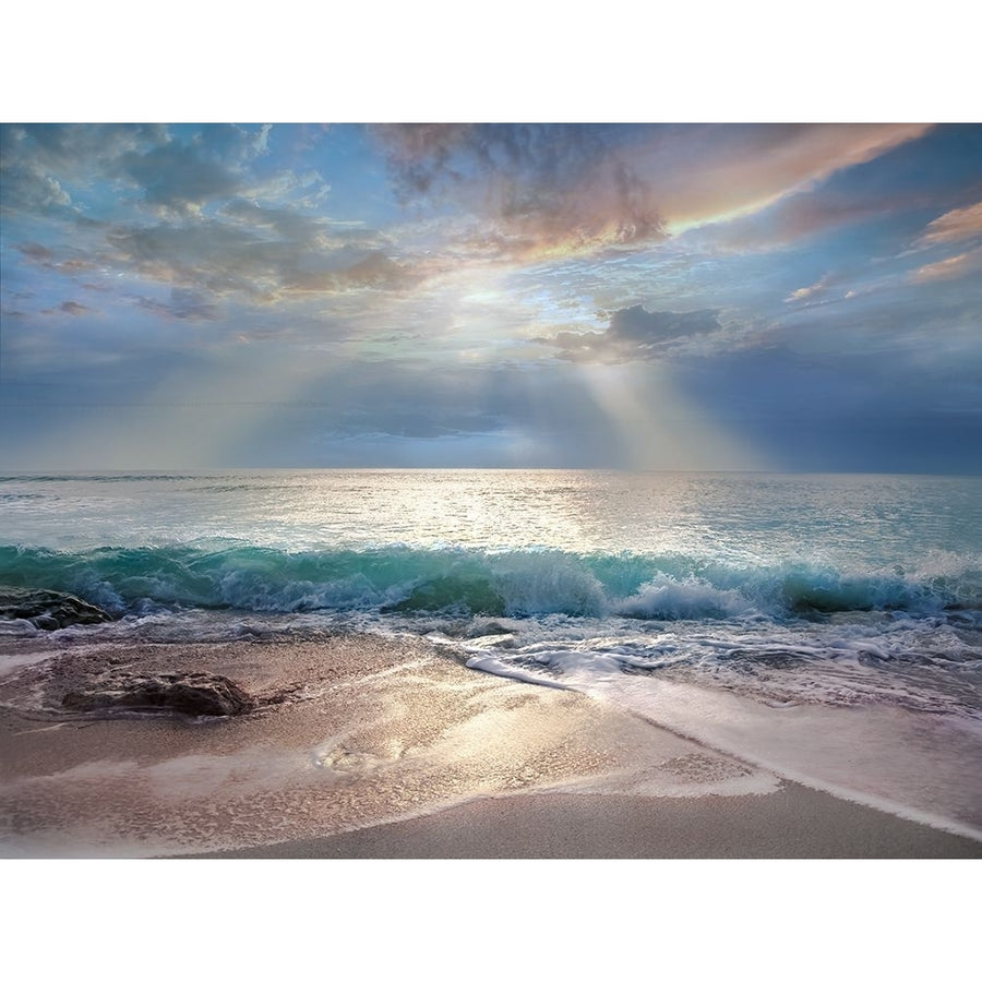 Aqua Blue Morning Poster Print - Mike Calascibetta-VARPDX42429 Image 1