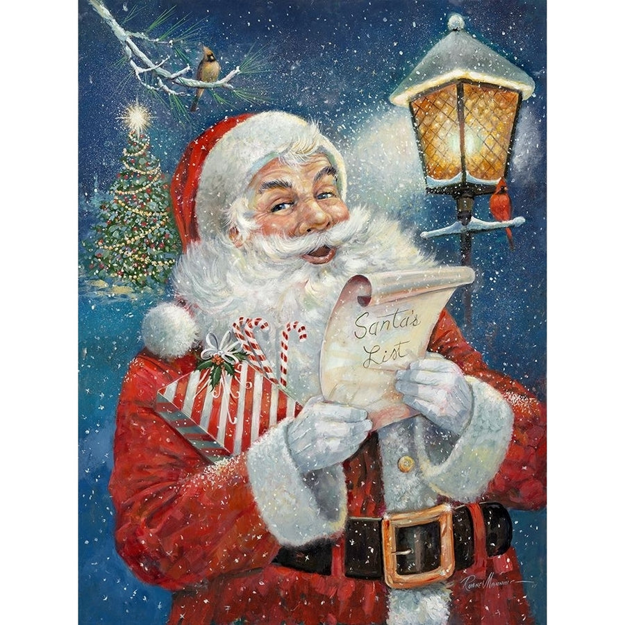 Santas List Poster Print by Ruane Manning-VARPDX42687 Image 1