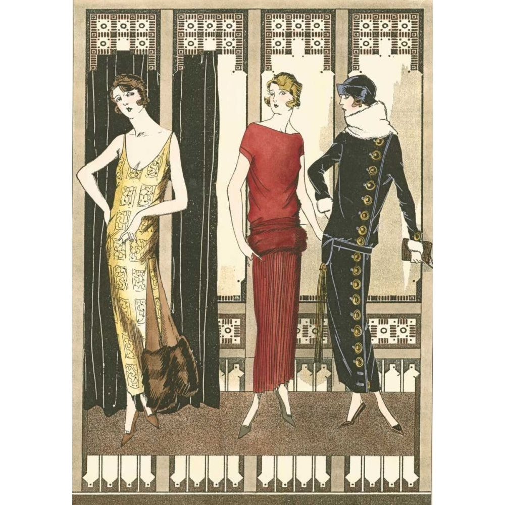 Art Deco Elegance I Poster Print - Studio Vision-VARPDX42689D Image 1