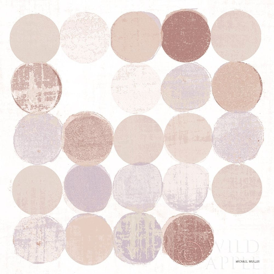 Dots II Square II Blush Poster Print by Michael Mullan-VARPDX42740 Image 1