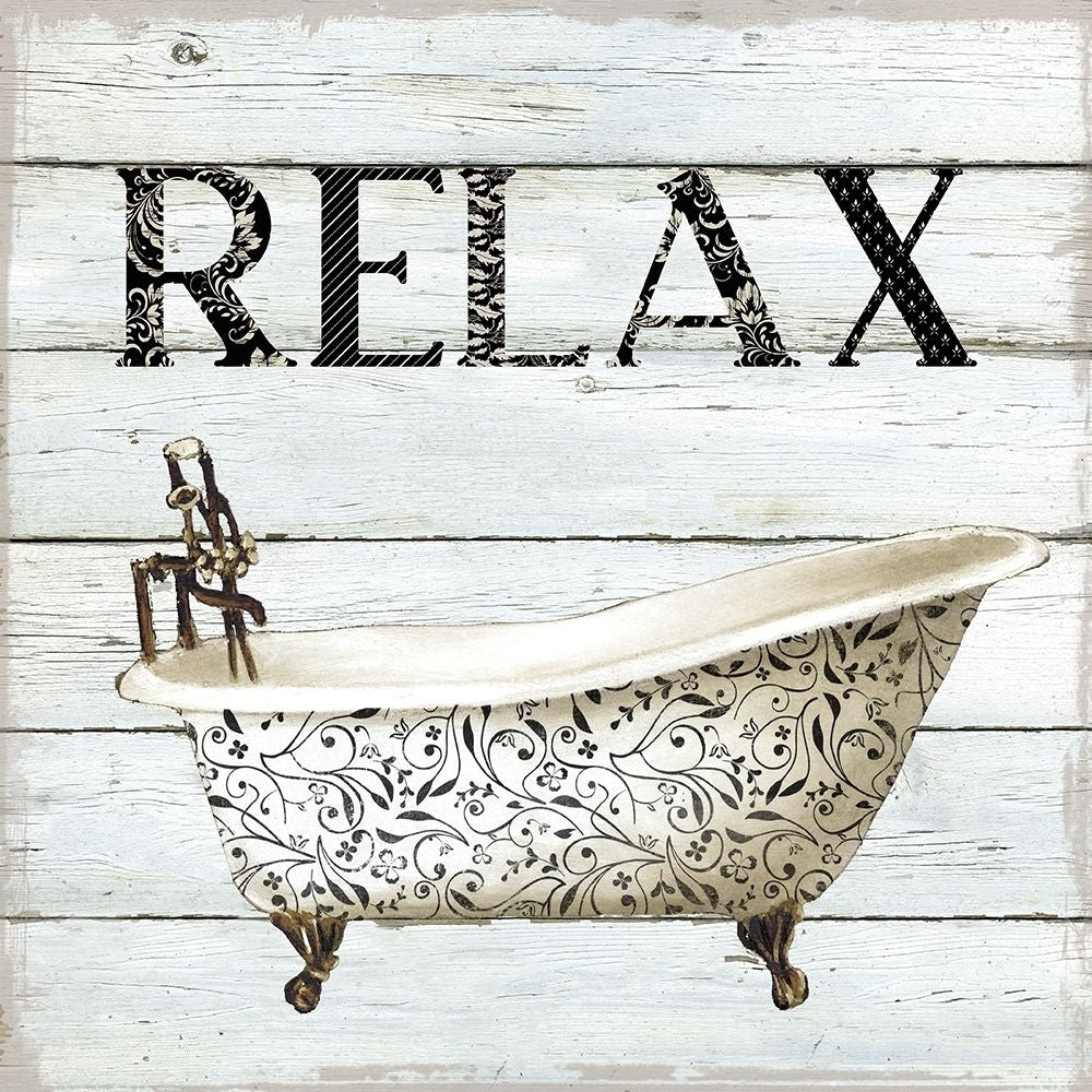 Relax Bath Poster Print by Carol Robinson-VARPDX42845 Image 1