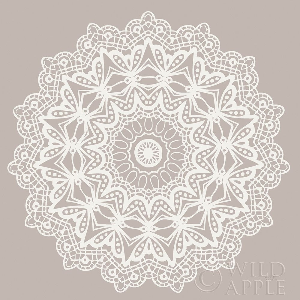 Contemporary Lace Neutral VI Poster Print by Moira Hershey-VARPDX43018 Image 1