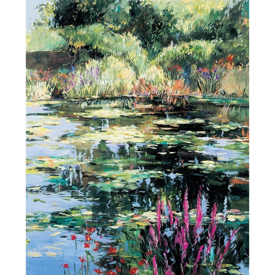 Pond of Flowers I Poster Print - Unknown-VARPDX4306 Image 1