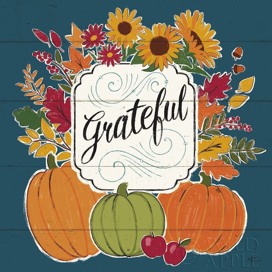 Thankful II Blue Poster Print by Janelle Penner-VARPDX43099 Image 1