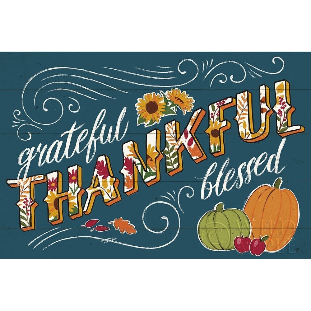 Thankful I Blue Poster Print by Janelle Penner-VARPDX43098 Image 1