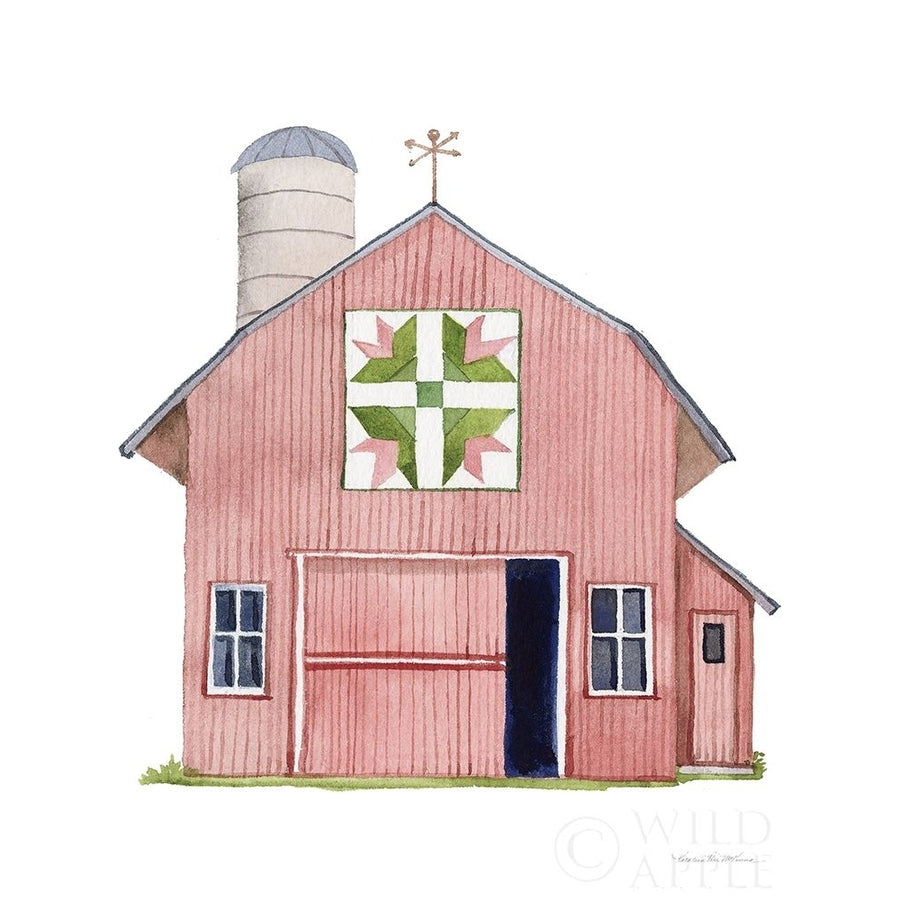 Life on the Farm Barn Element I Poster Print by Kathleen Parr McKenna-VARPDX43134 Image 1