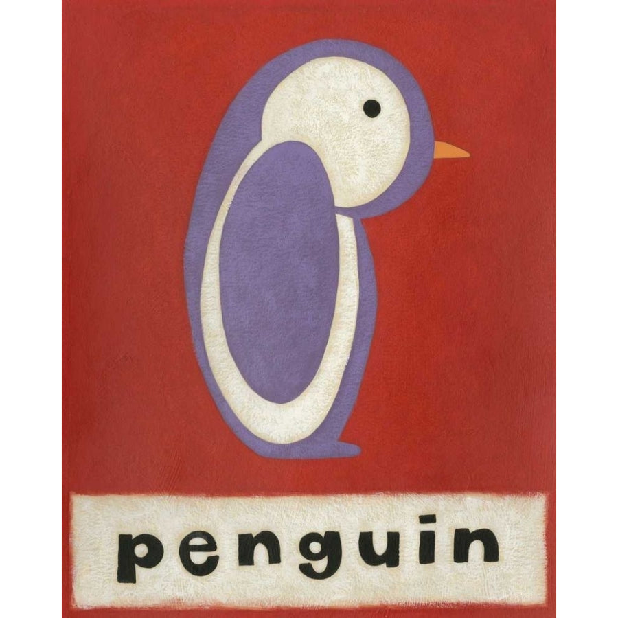 P is for Penguin Poster Print - Chariklia Zarris-VARPDX43261D Image 1