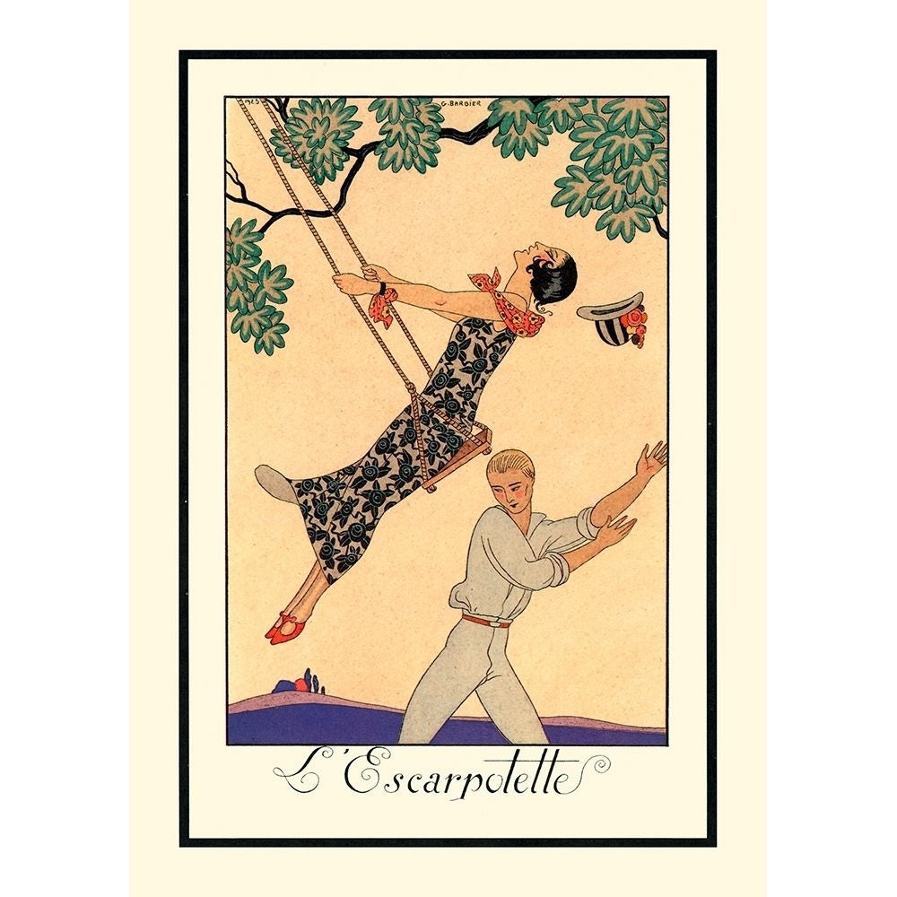 L Escarpotette Poster Print - George Barbier-VARPDX43268D Image 1