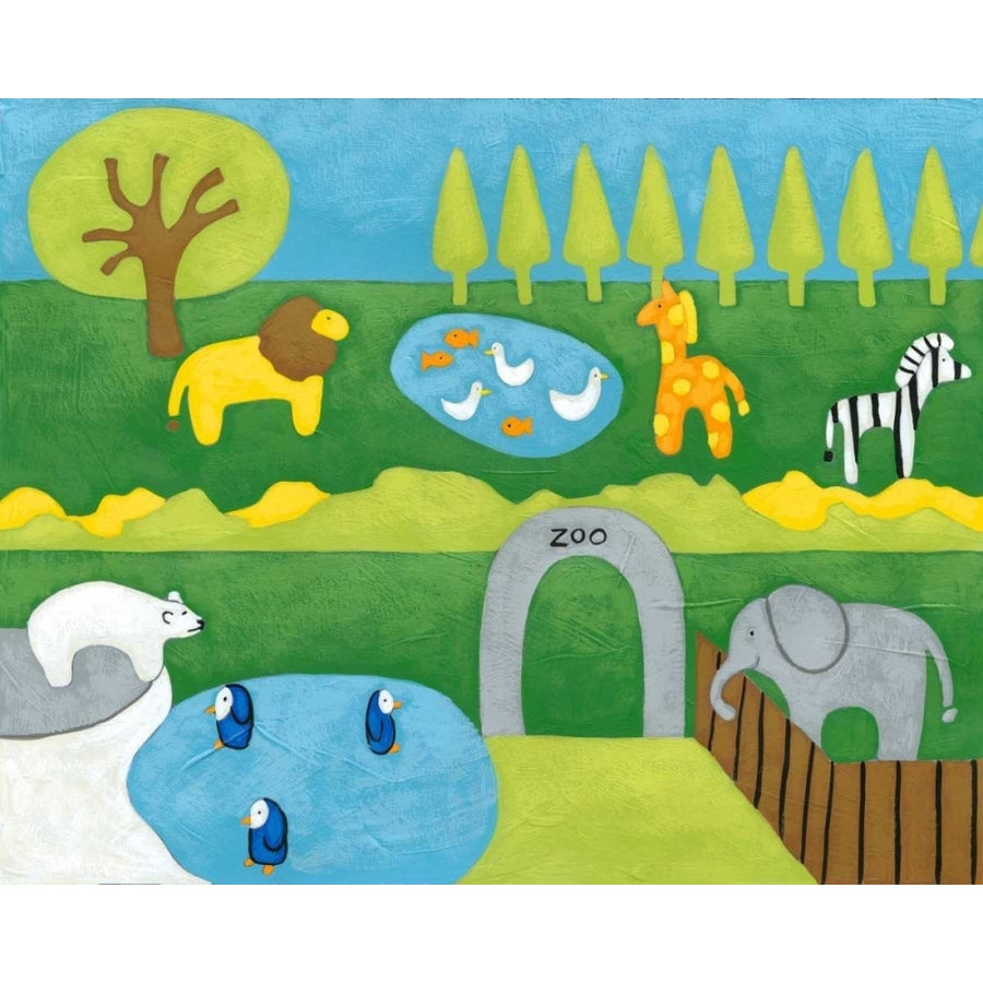 Storybook Zoo Poster Print - Chariklia Zarris-VARPDX43393D Image 1