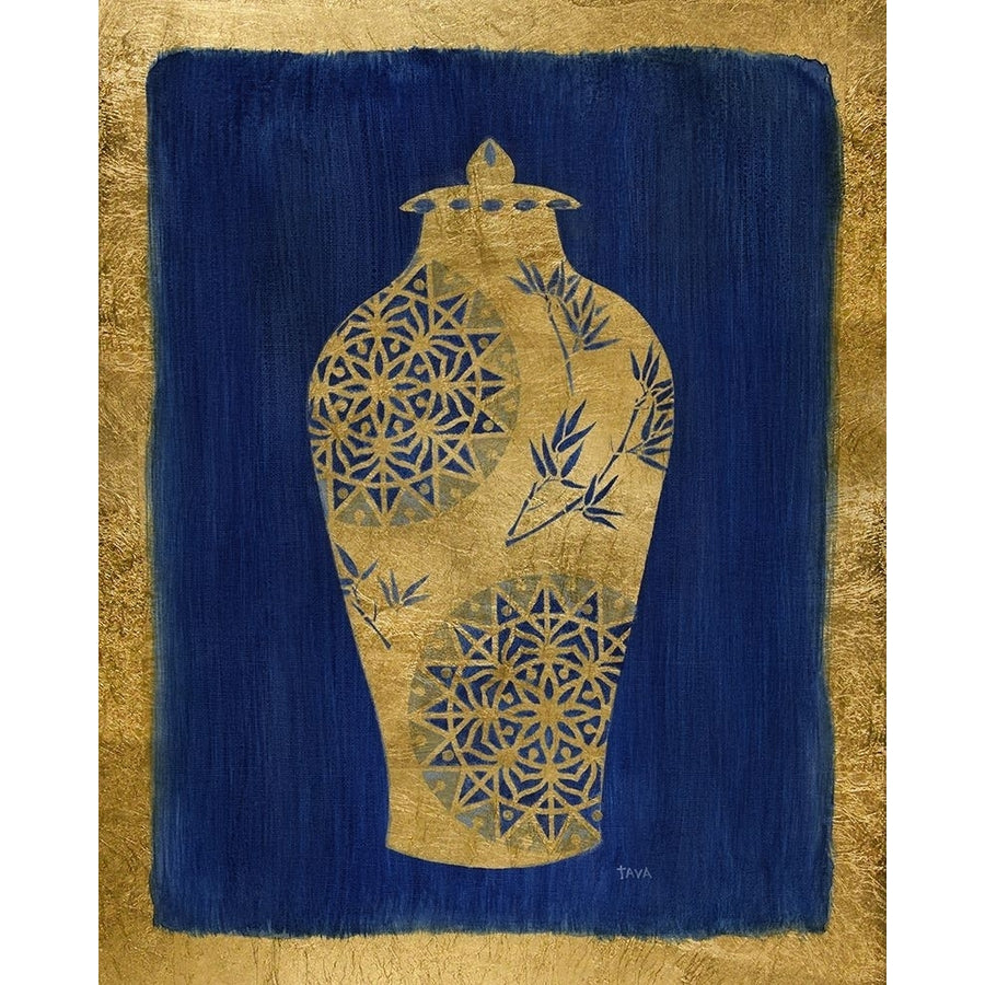 Sapphire and Gold Urn II Poster Print by Tava Studios Tava Studios-VARPDX43469 Image 1