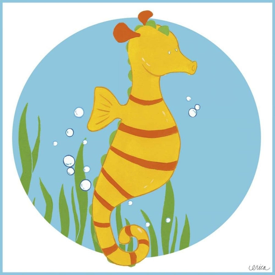 Sally the Seahorse Poster Print - June Erica Vess-VARPDX43471D Image 1