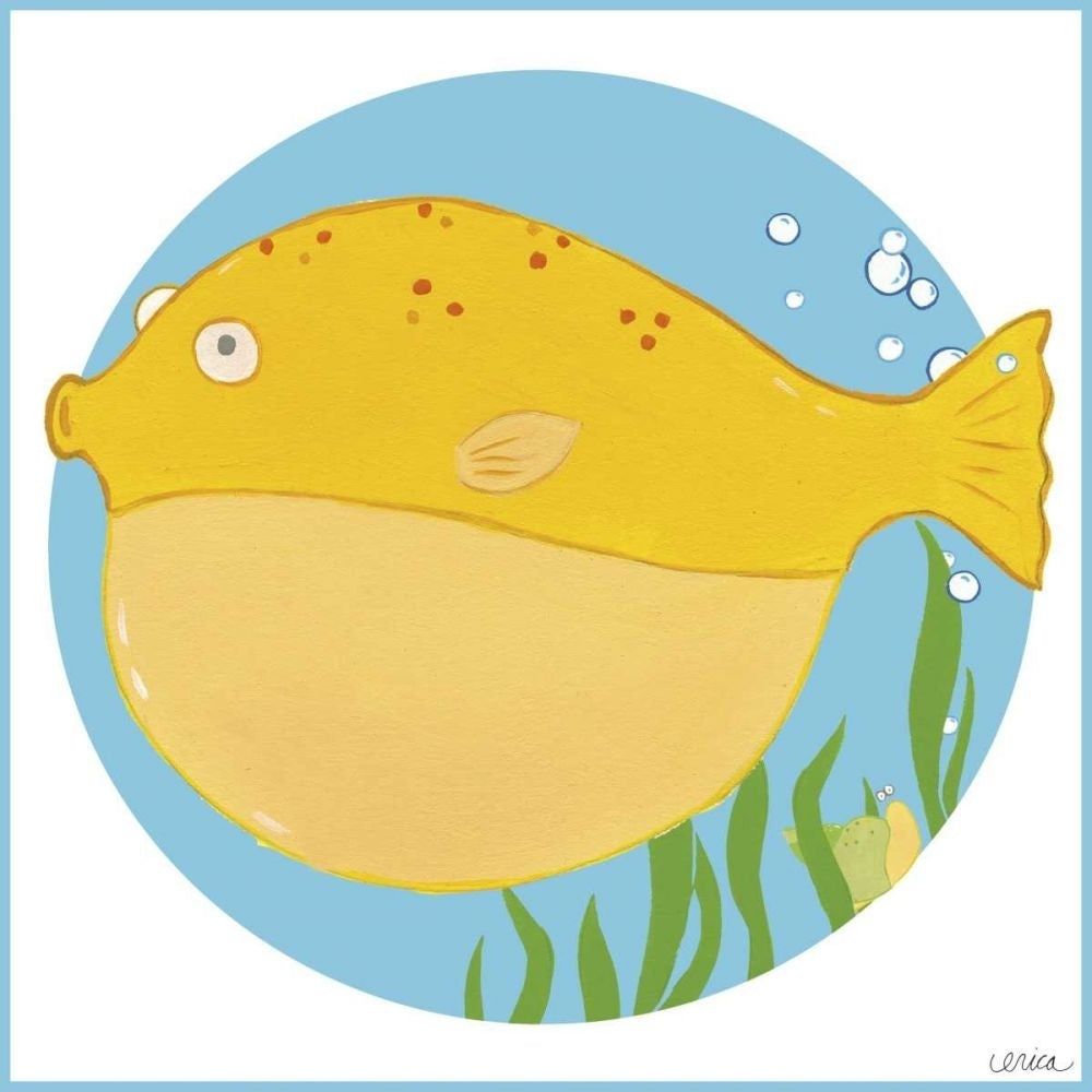 Billy the Blowfish Poster Print - June Erica Vess-VARPDX43472D Image 1