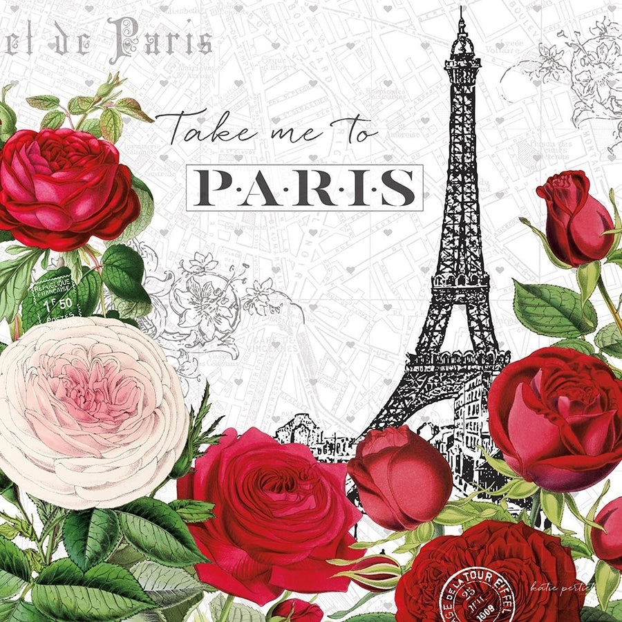 Rouge Paris III Poster Print by Katie Pertiet-VARPDX43776 Image 1