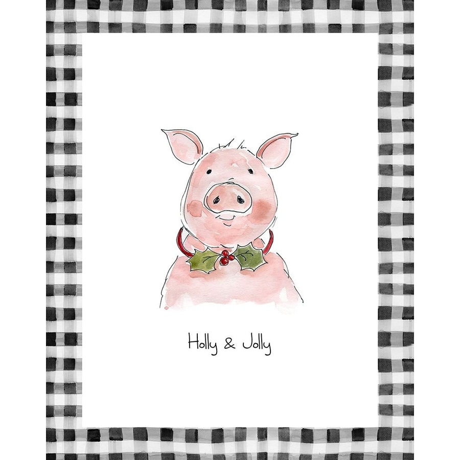 Holly Jolly Pig by Carol Robinson-VARPDX43766 Image 1