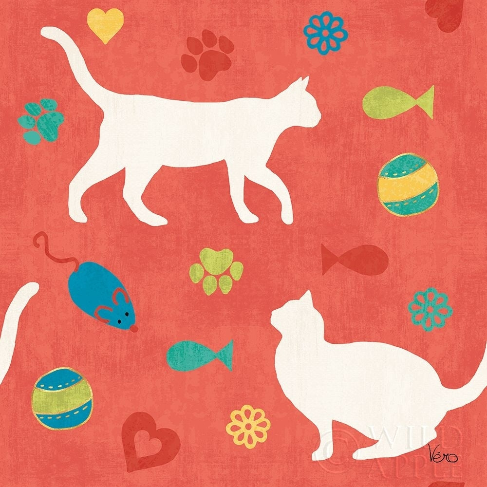 Otomi Cats Step 04C Poster Print by Veronique Charron-VARPDX43876 Image 1