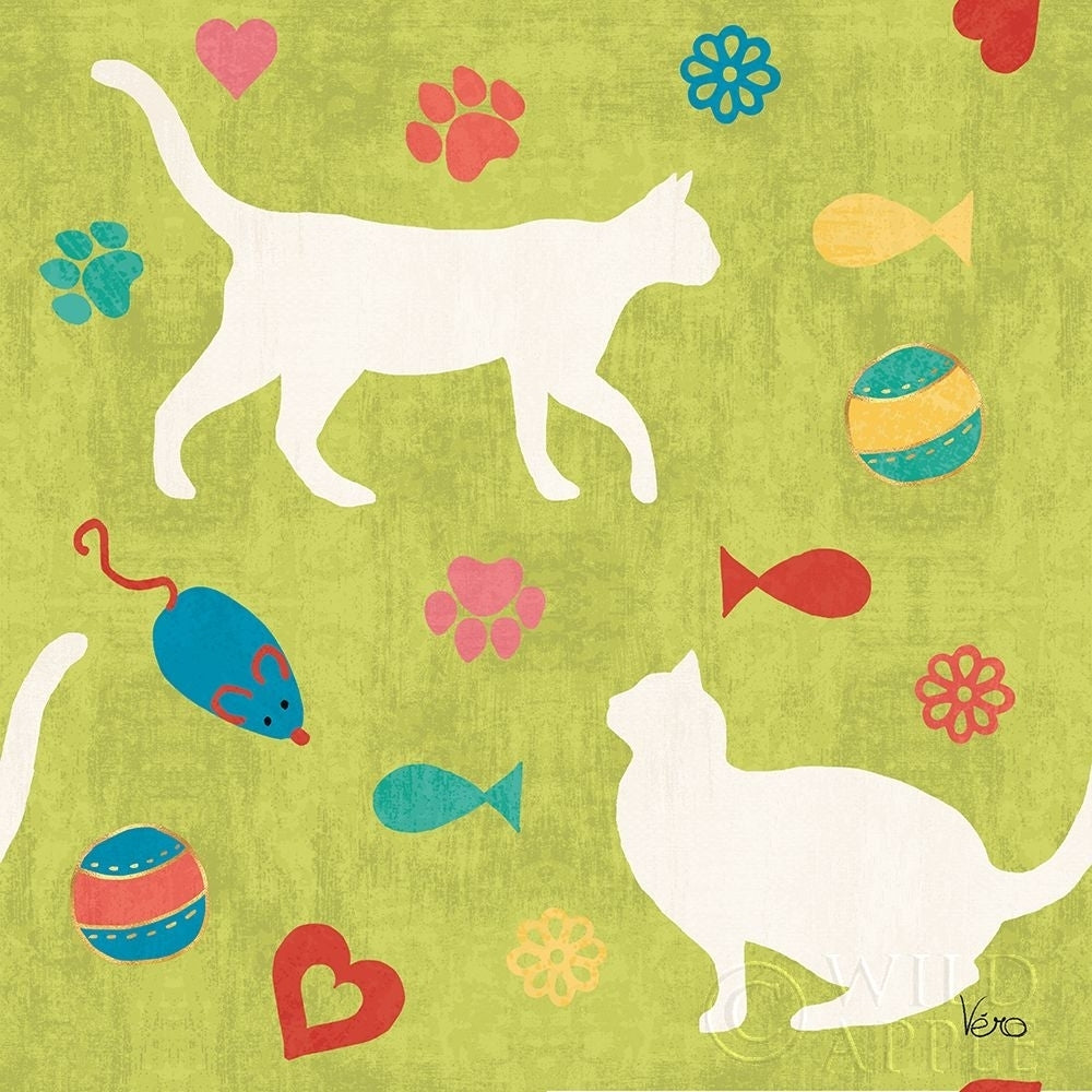 Otomi Cats Step 04D Poster Print by Veronique Charron-VARPDX43877 Image 1